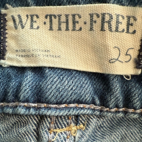 We The Free Denim Midi Skirt with Split Slit - Picture 5 of 5